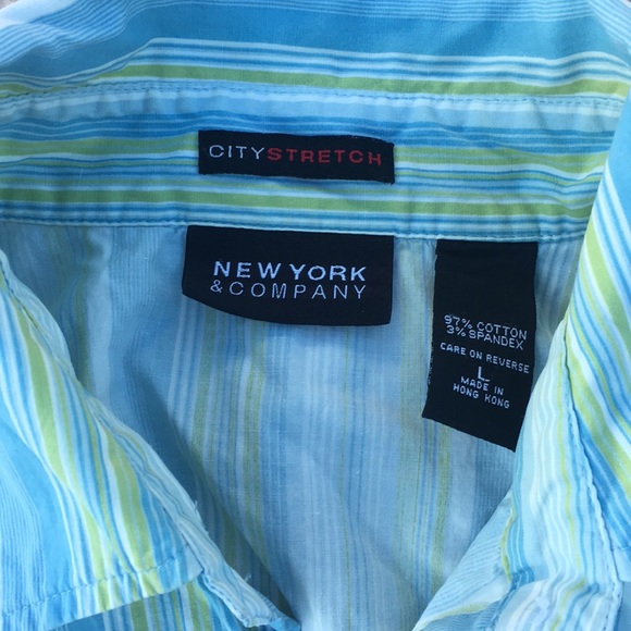 Striped Button up - Picture 2 of 2